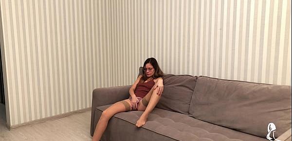  Cute Bitch With Glasses Loves To Suck A Huge Cock Lover And Ride It